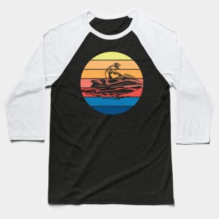 Vintage Jet Ski Jet Boat Gift Baseball T-Shirt